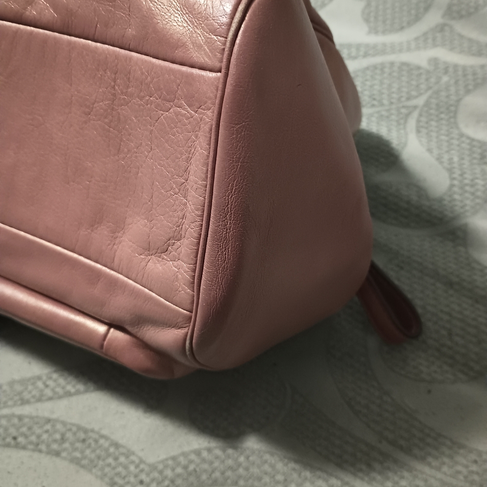 Coach Madison Leather Metallic Satchel - Picture 4 of 8